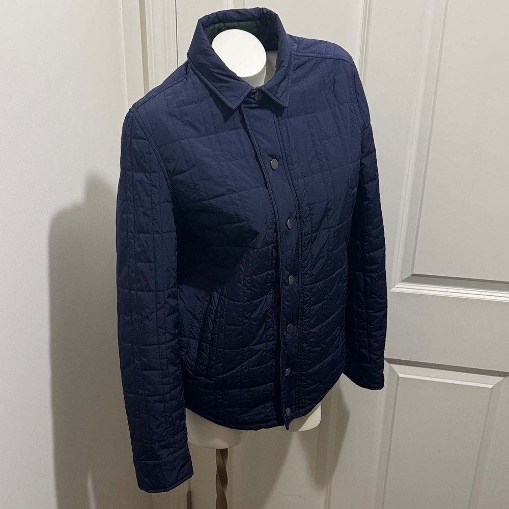 Tommy Hilfiger Navy Quilted Puffer Jacket, Women’s Size Small